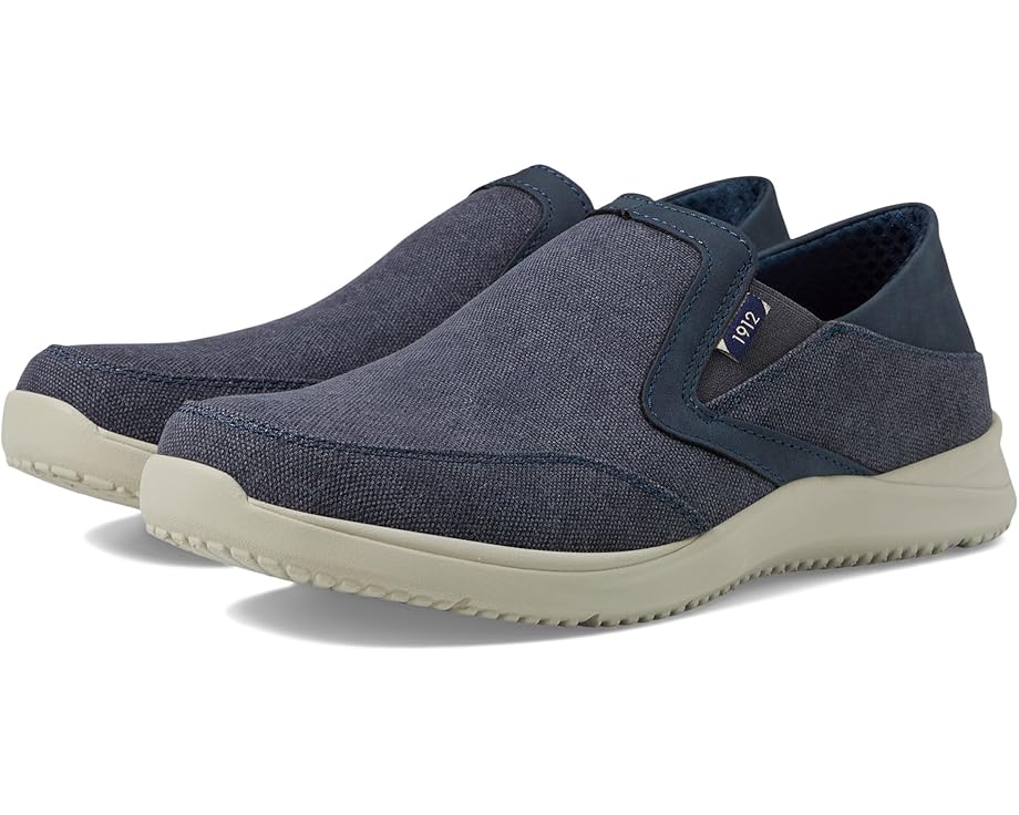 

Кроссовки Nunn Bush Conway EZ Canvas Moccasin Toe Slip-On Easy Slip-In Loafer, темно-синий