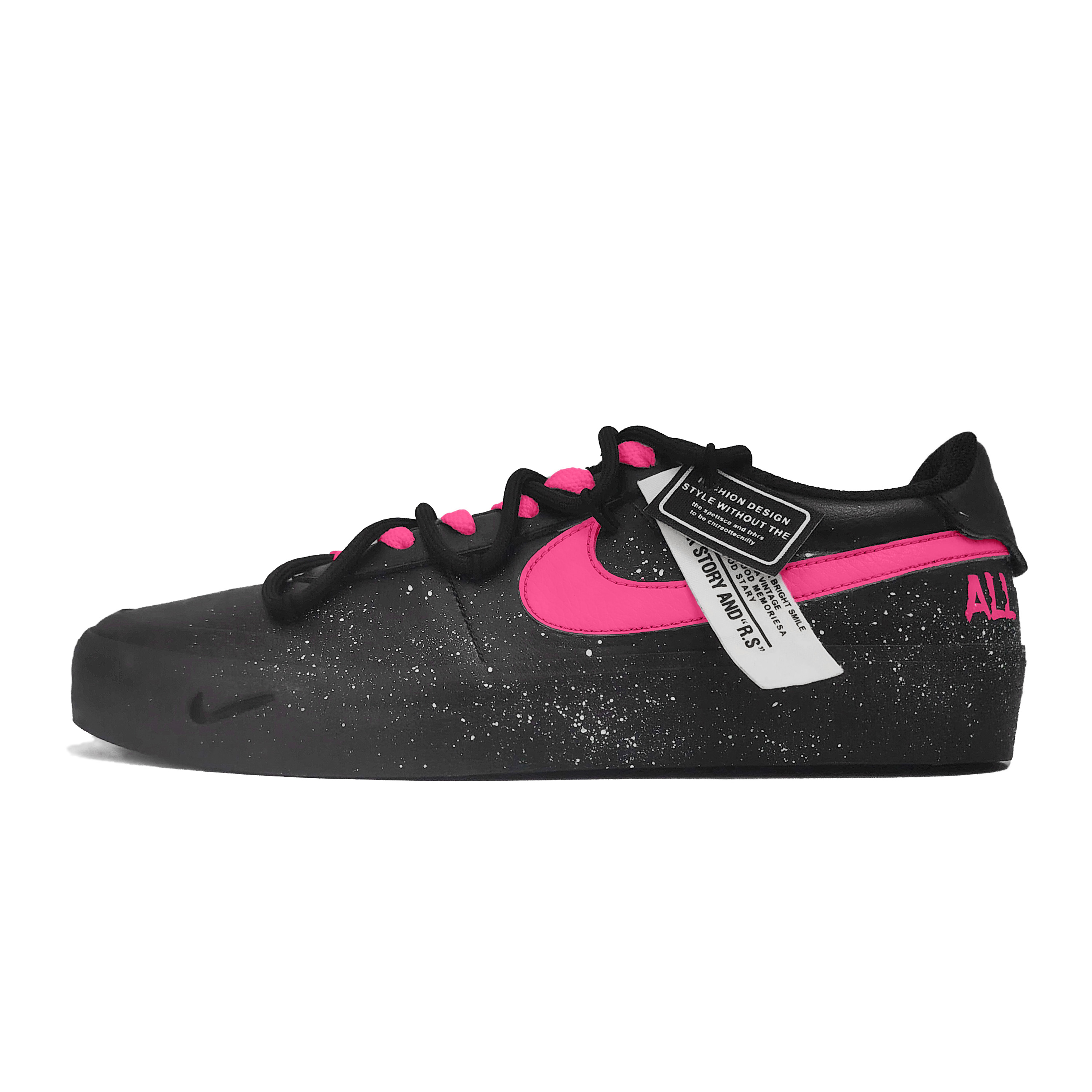 

Nike Кроссовки для скейтборда Court Shot Rose Fire Letter, износостойкие, низкие, нескользящие, мужские, розово-красные