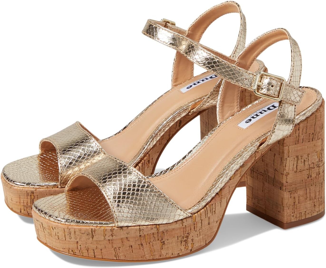 

Туфли Dune London Jodi, цвет Gold Rept Print Leather