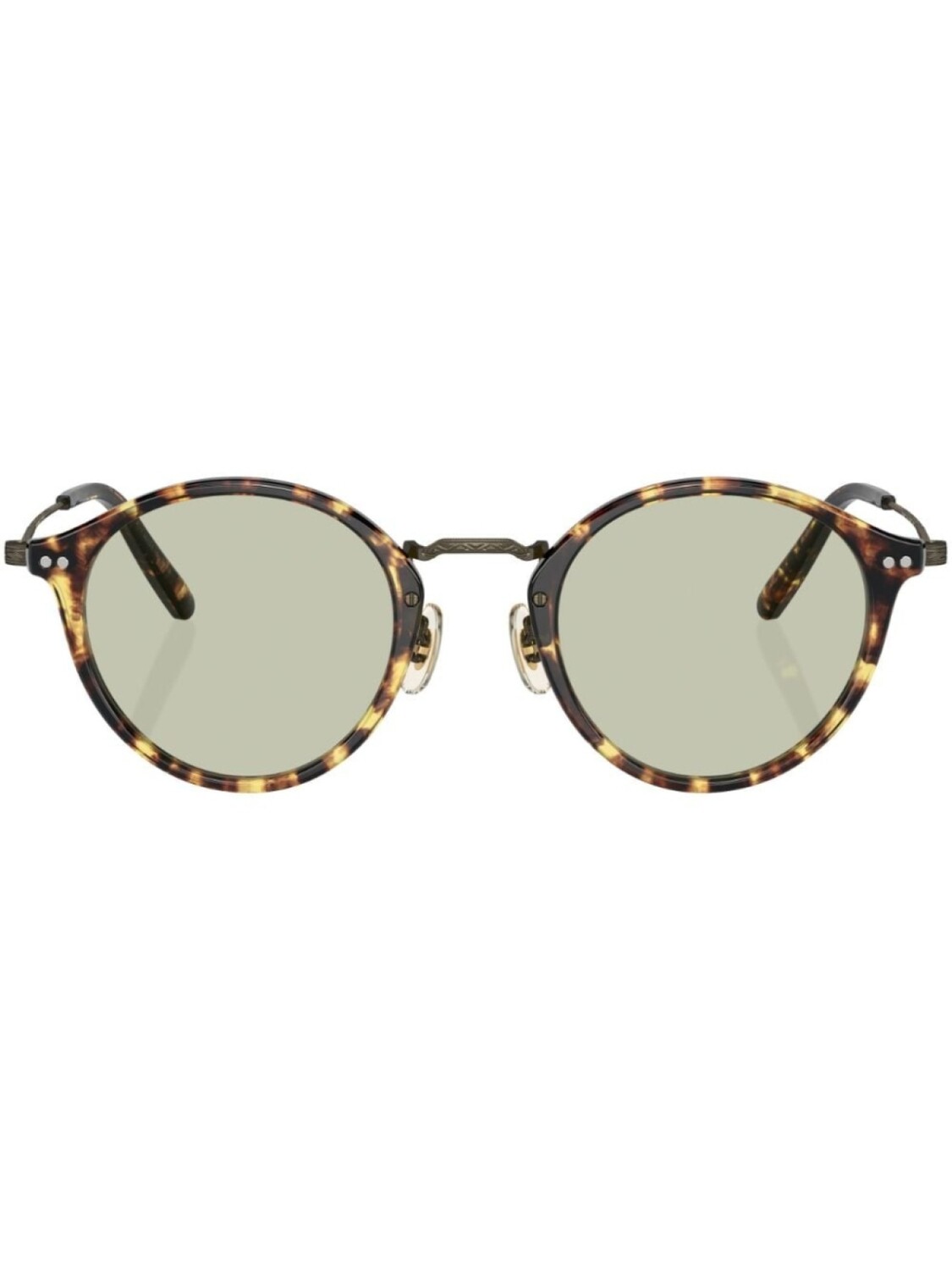 

Солнцезащитные очки в круглой оправе Oliver Peoples, золотистый