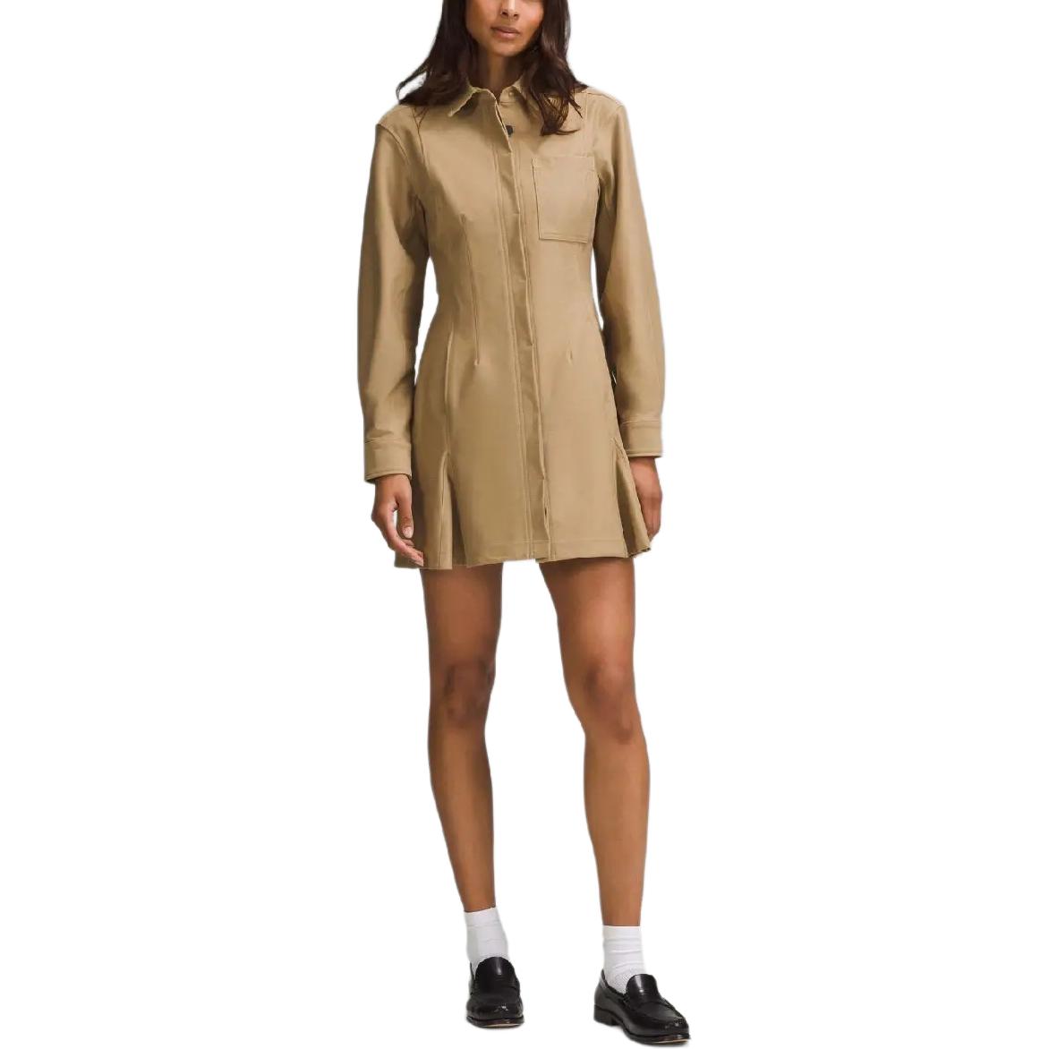 

Utilitech FW24 Длинное Платье с Рукавами Женское Lululemon, Черный