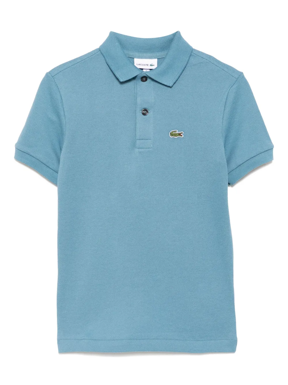 

Рубашка поло с нашивкой-логотипом Lacoste Kids, синий