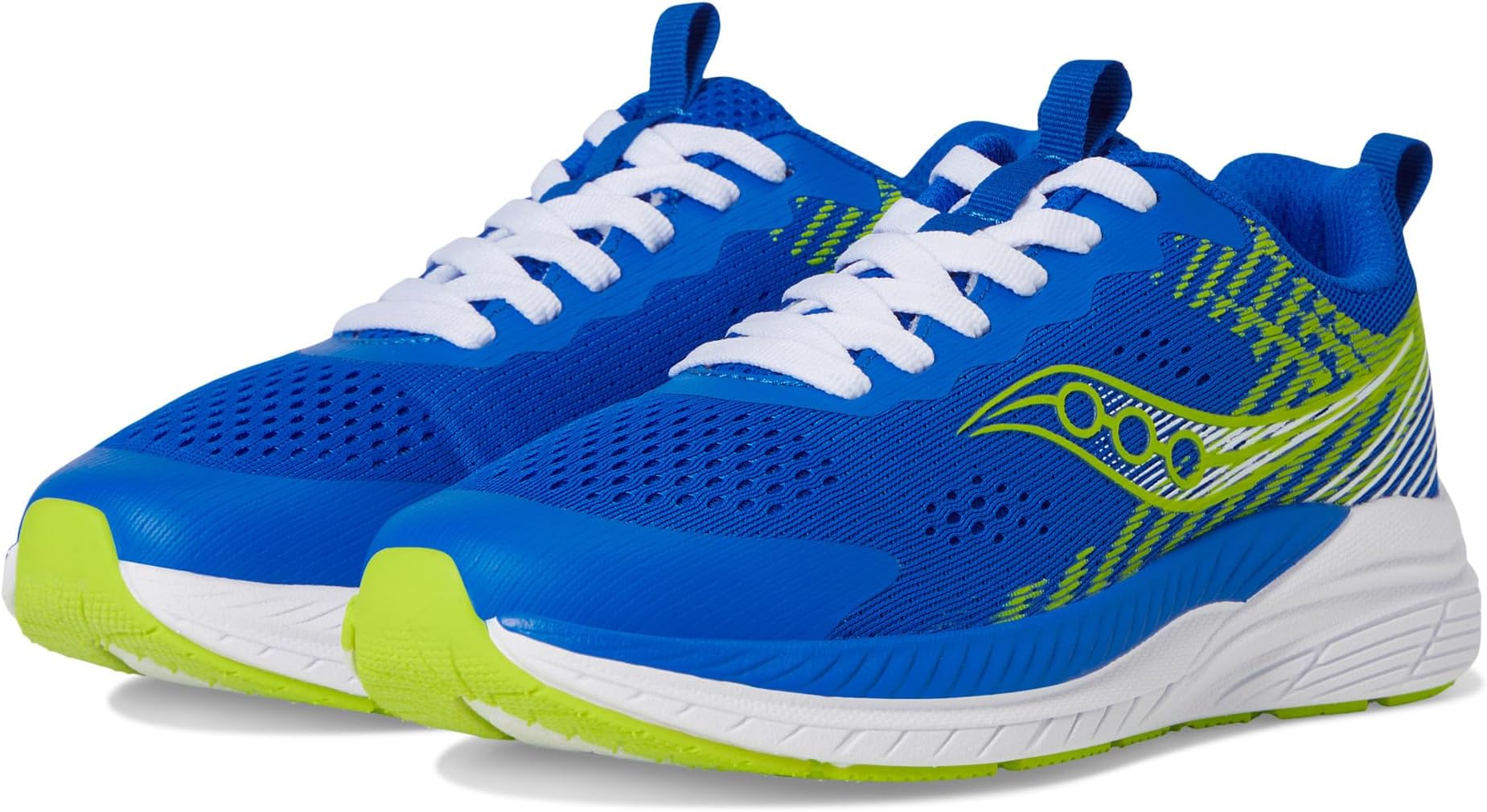 

Кроссовки Saucony Kids Hurricane KDZ, цвет Blue/Lime