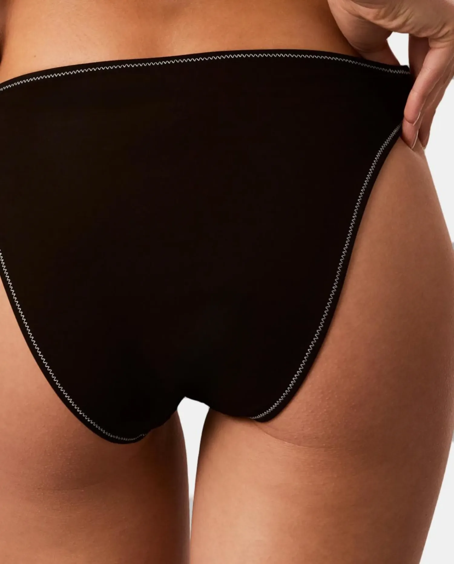 Верхняя часть бикини с высокой талией Calvin Klein, черный — фото 3