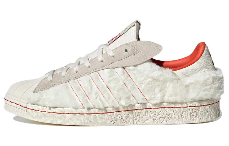 

Кроссовки Adidas Originals Originals Superstar 80s X Han Meilin 'White Red'
