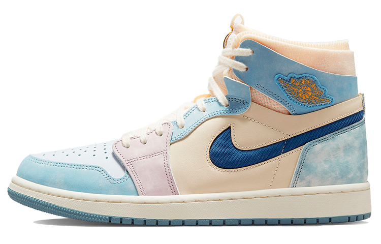 

Кроссовки Jordan 1 High Zoom Air CMFT Celestine Blue, Серый, Кроссовки Jordan 1 High Zoom Air CMFT Celestine Blue