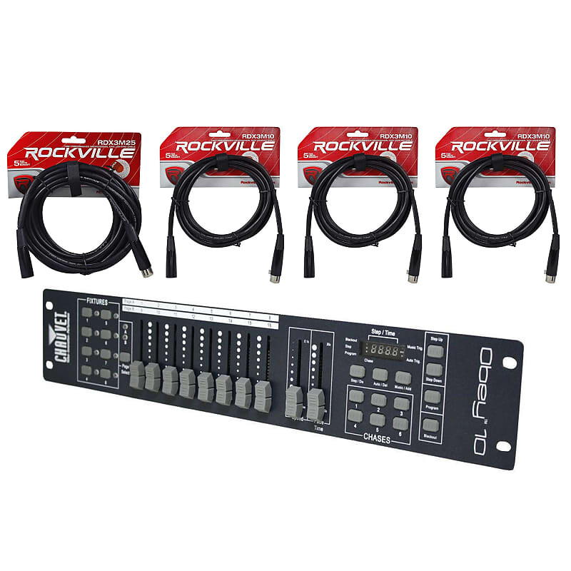 

Контроллер освещения Chauvet OBEY10+RDX3M25+(3) RDX3M10