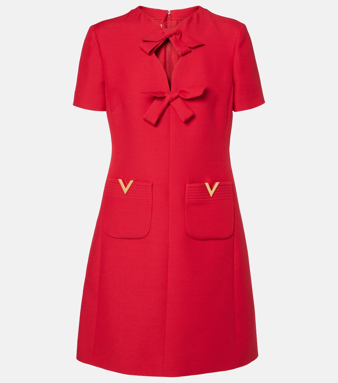 

Мини-платье Crepe Couture с бантом Valentino, Paris