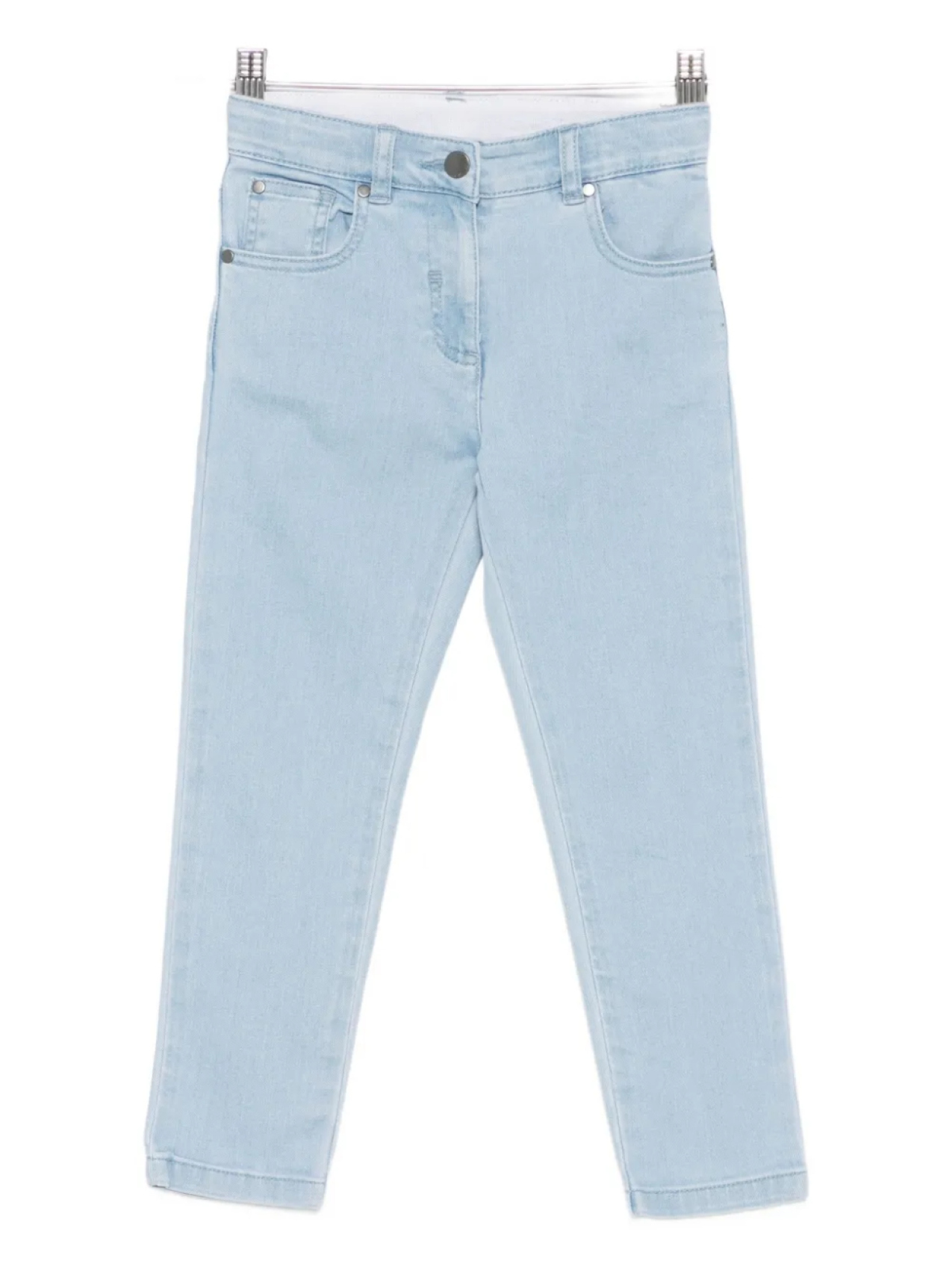 

Джинсы Stella McCartney Kids с вышитыми губами, синий