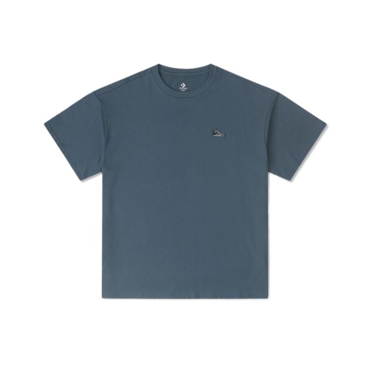 

Converse Футболка унисекс синяя, Синий, Converse Футболка унисекс синяя