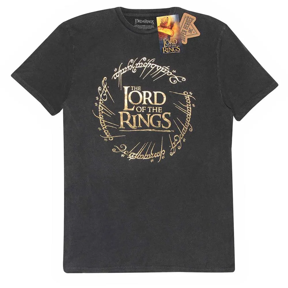 

Футболка Heroes Official Lord Of The Rings Gold Foil Logo, черный