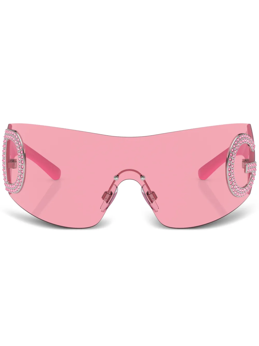 

Солнцезащитные очки Re-Edition Dolce & Gabbana Eyewear, розовый
