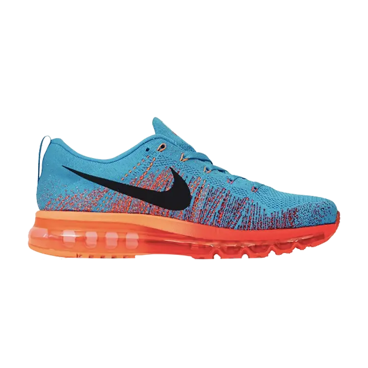 

Кроссовки Nike Flyknit Max 'Vivid Blue', синий