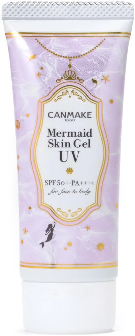 Солнцезащитный гель Canmake Mermaid Skin Gel UV C03 Pure Purple, 40 г, фиолетовый