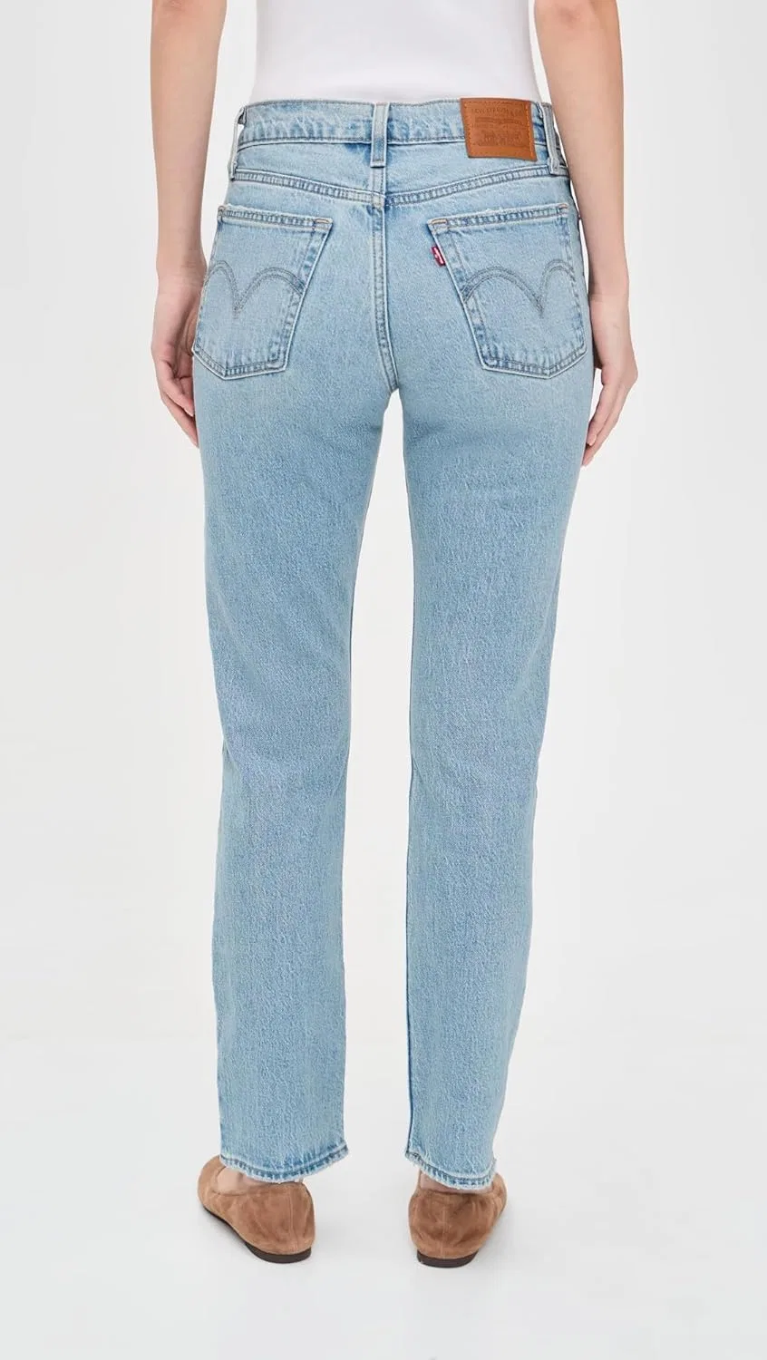 Джинсы Levi's Wedgie Slim, цвет First in Line — фото 3