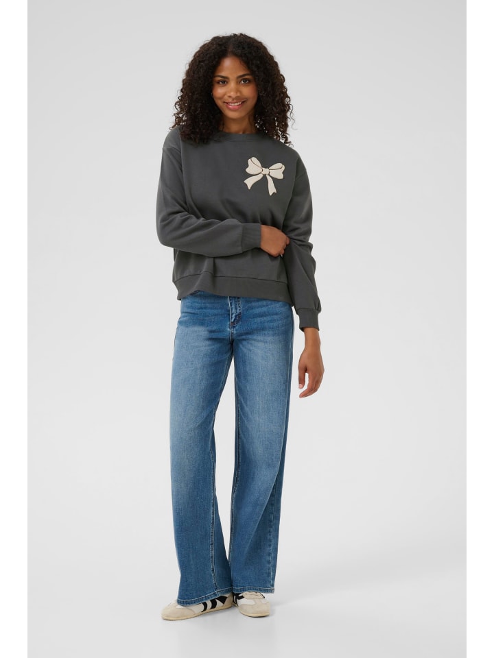 

Толстовка KAelenora свободного кроя в цвете Black Oyster/Bow Kaffe