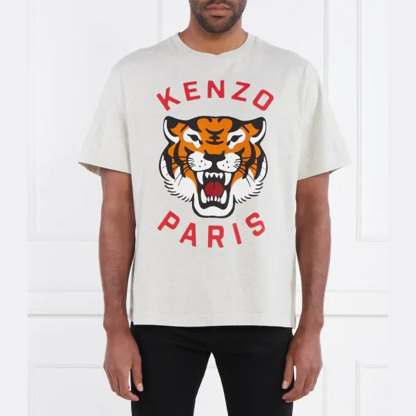 

Футболка оверсайз Kenzo, серый