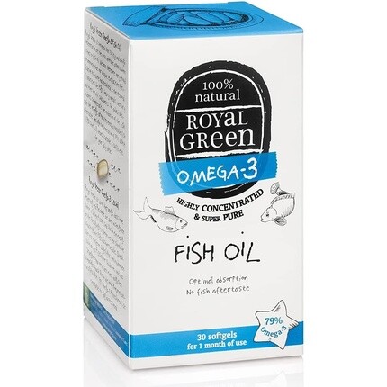 

Мягкие капсулы с рыбьим жиром 60 шт., Royal Green