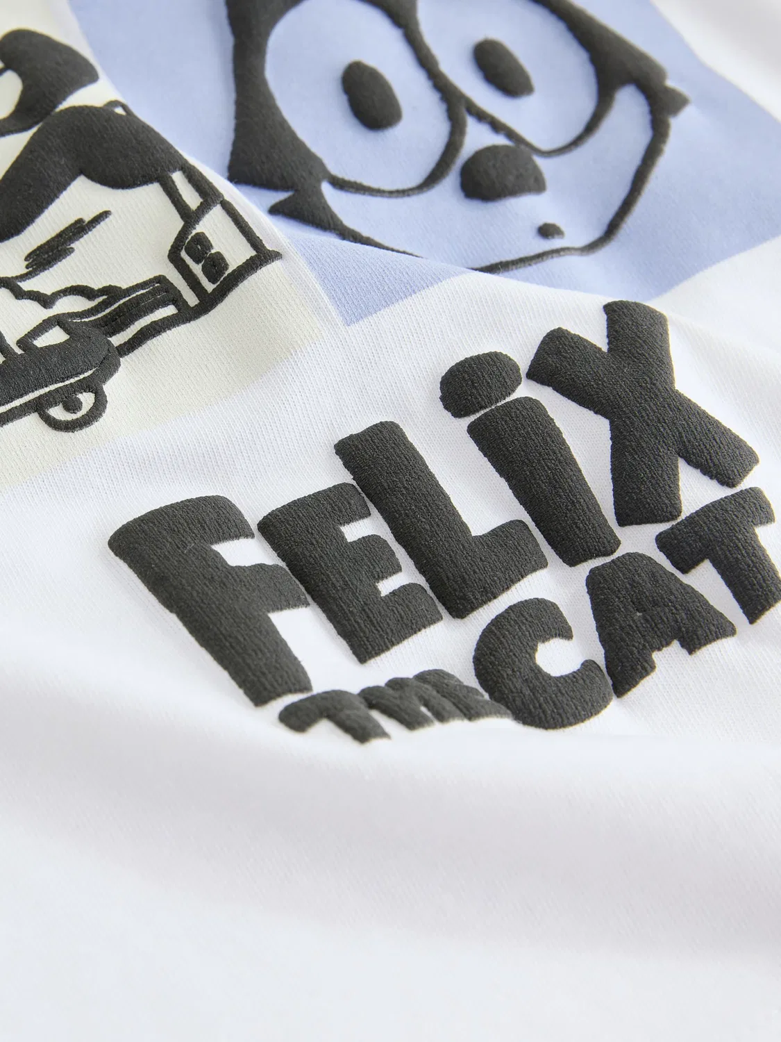 Футболка 'Felix Cat' Next, White/Wool White — фото 3