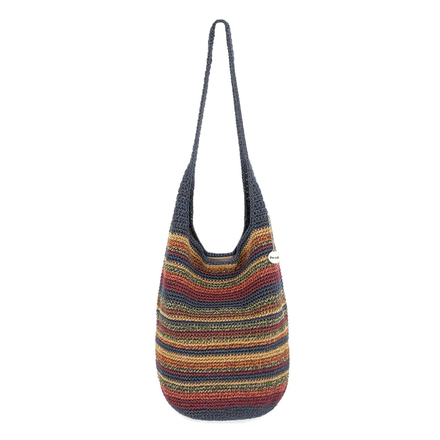 

Сумка 120 Hobo The Sak, Hand Crochet - Woodland Stripe
