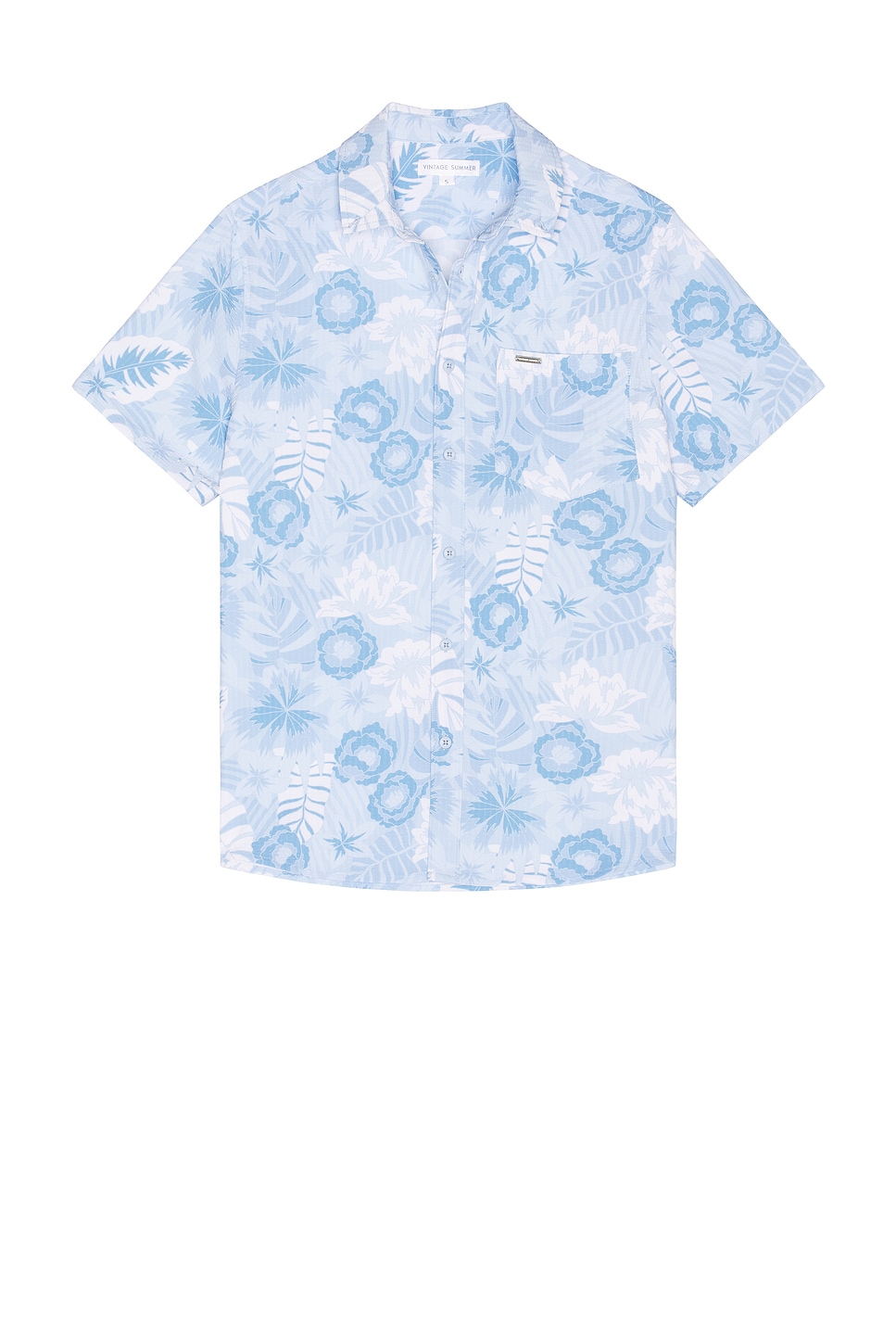 

Рубашка Seersucker Vintage Summer, light blue