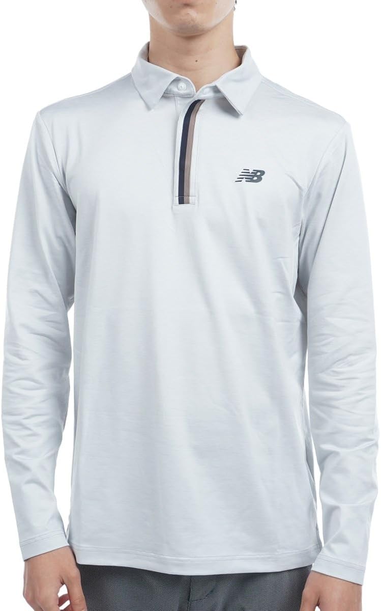 

Футболка-поло New Balance для гольфа с длинным рукавом (эластичная, влагоотводящая, быстросохнущая) / Мужская / 012-4269003, белый