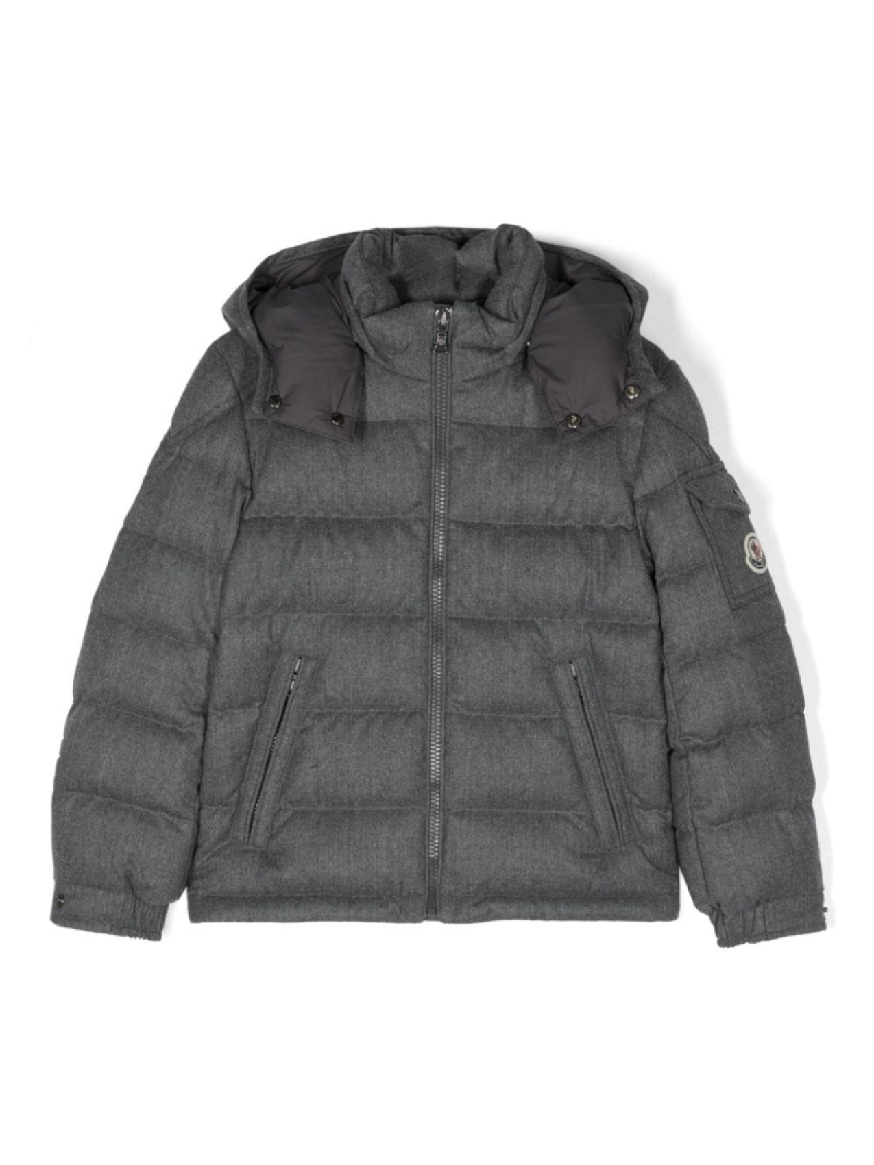 

Moncler Enfant пуховик Montgenevre, серый