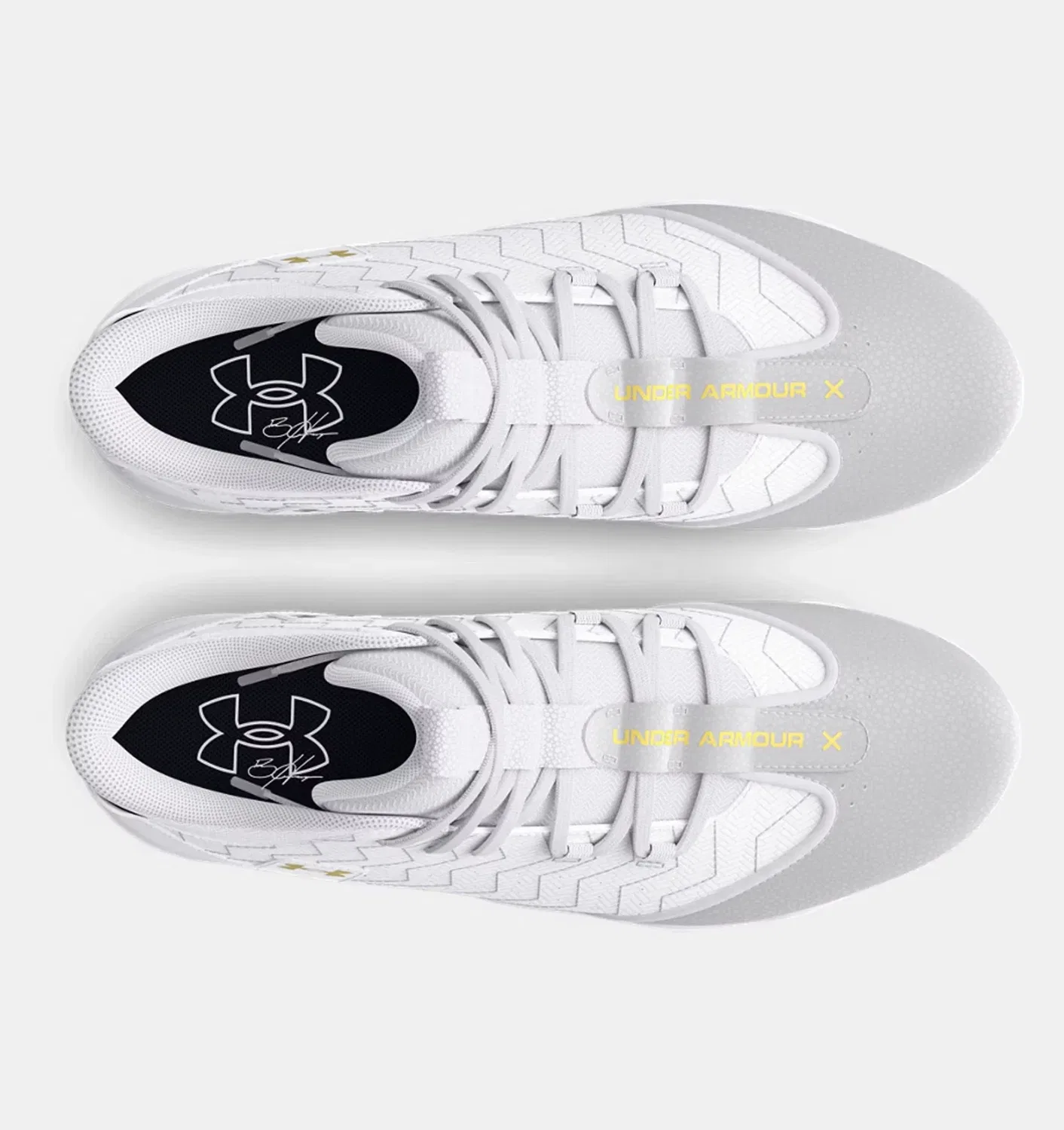 Мужские бейсбольные бутсы Under Armour Harper 9 RM 3027442-101 белого цвета DWA3860 — фото 4