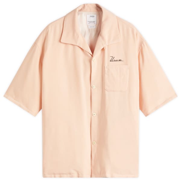 

Рубашка Grayson Down с короткими рукавами Visvim, розовый