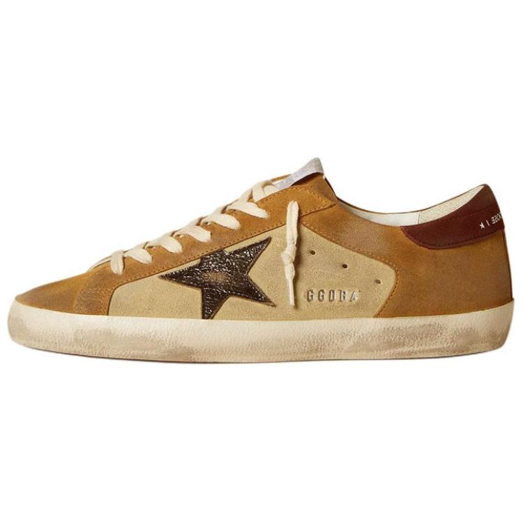 

Golden Goose Кроссовки для скейтбординга Super-Star Low Top, мужские, коричневые