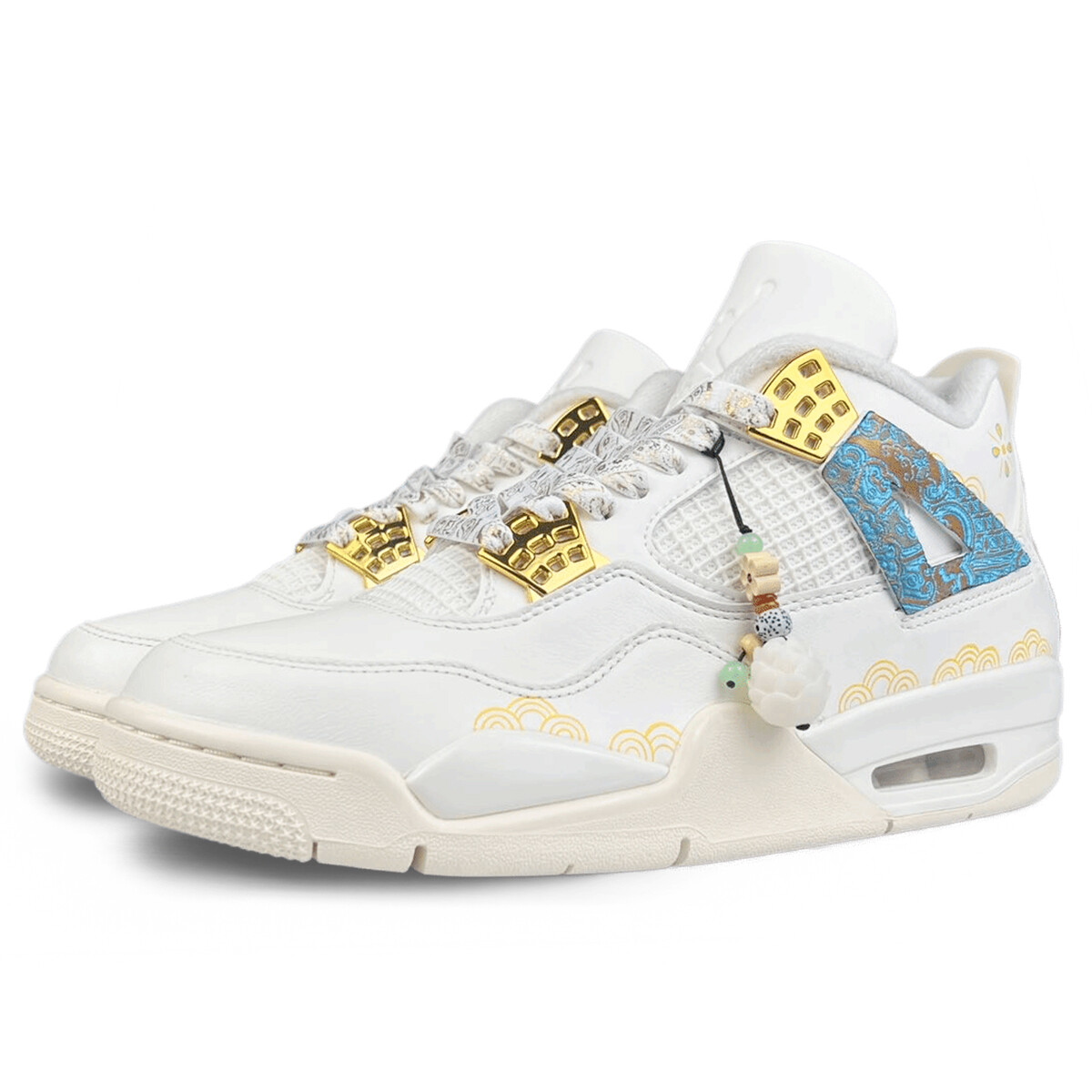 Кроссовки Jordan Air Vintage Basketball Shoes Women's Mid-top White, белый — фото 4