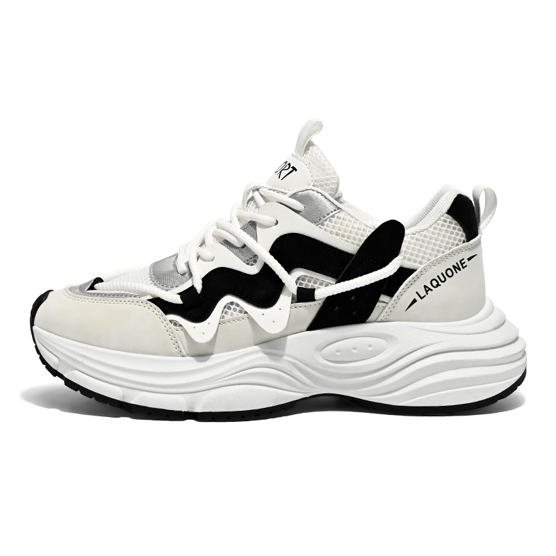 

Низкие массивные кроссовки мужские PLAY COBBLER, White Black