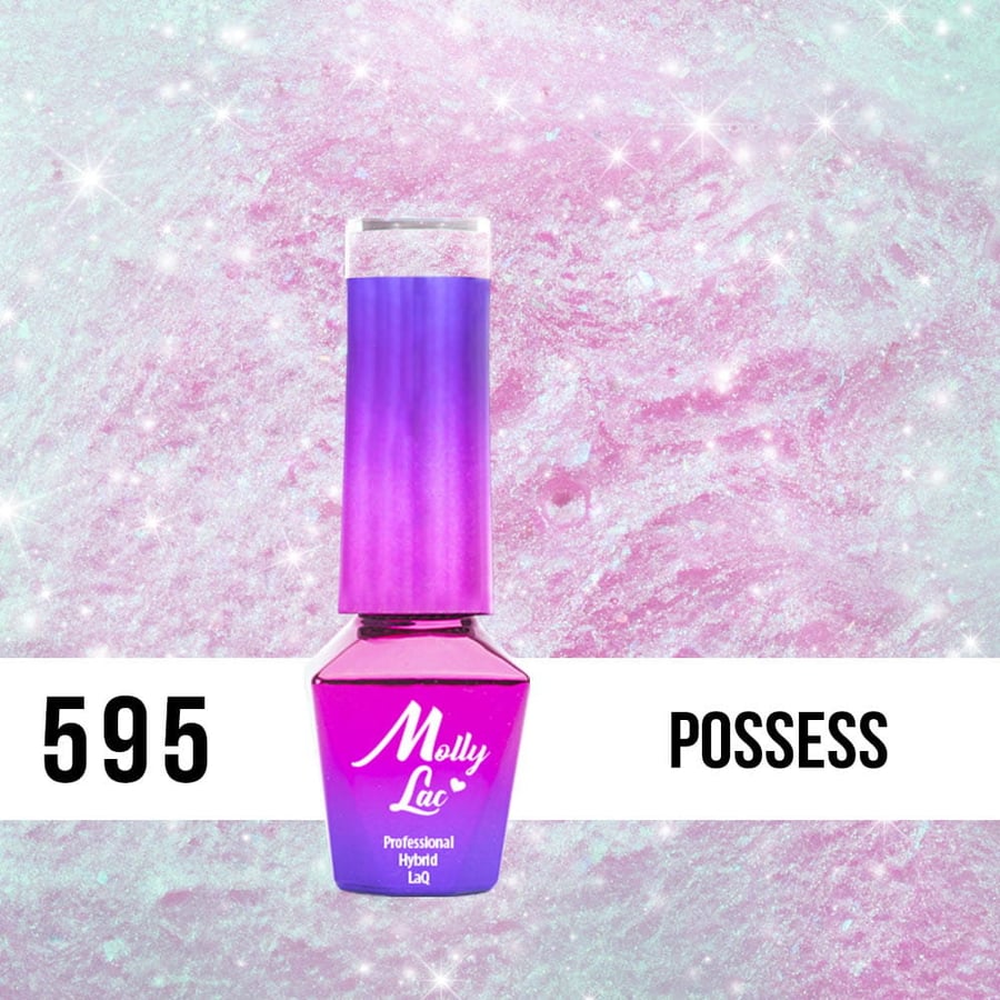 

Molly Lac, Mermaid Whispers 595 Possess, гибридный лак, 5 мл
