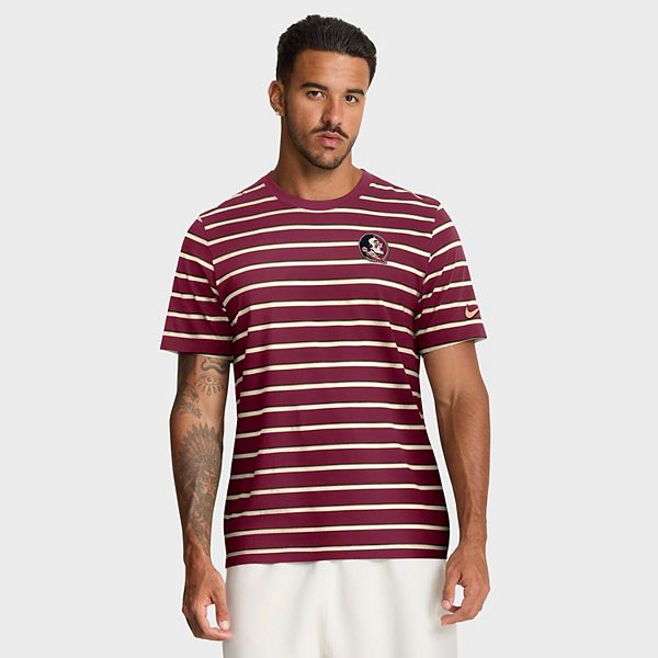 

Мужская футболка garnet florida state seminoles athletic prep legacy summit stripe Nike
