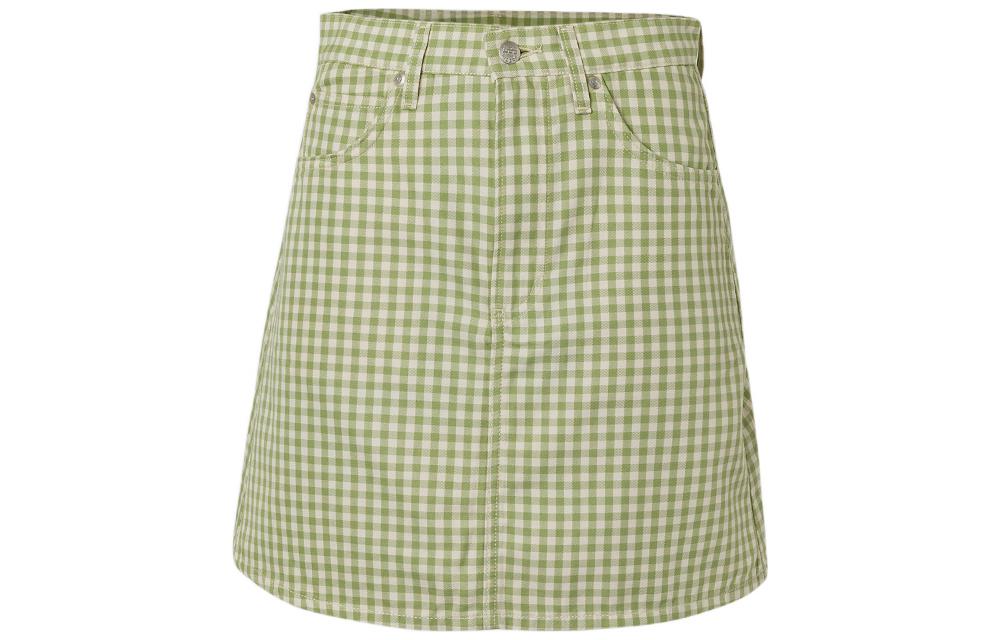 

Lee Повседневная короткая юбка женская зеленая