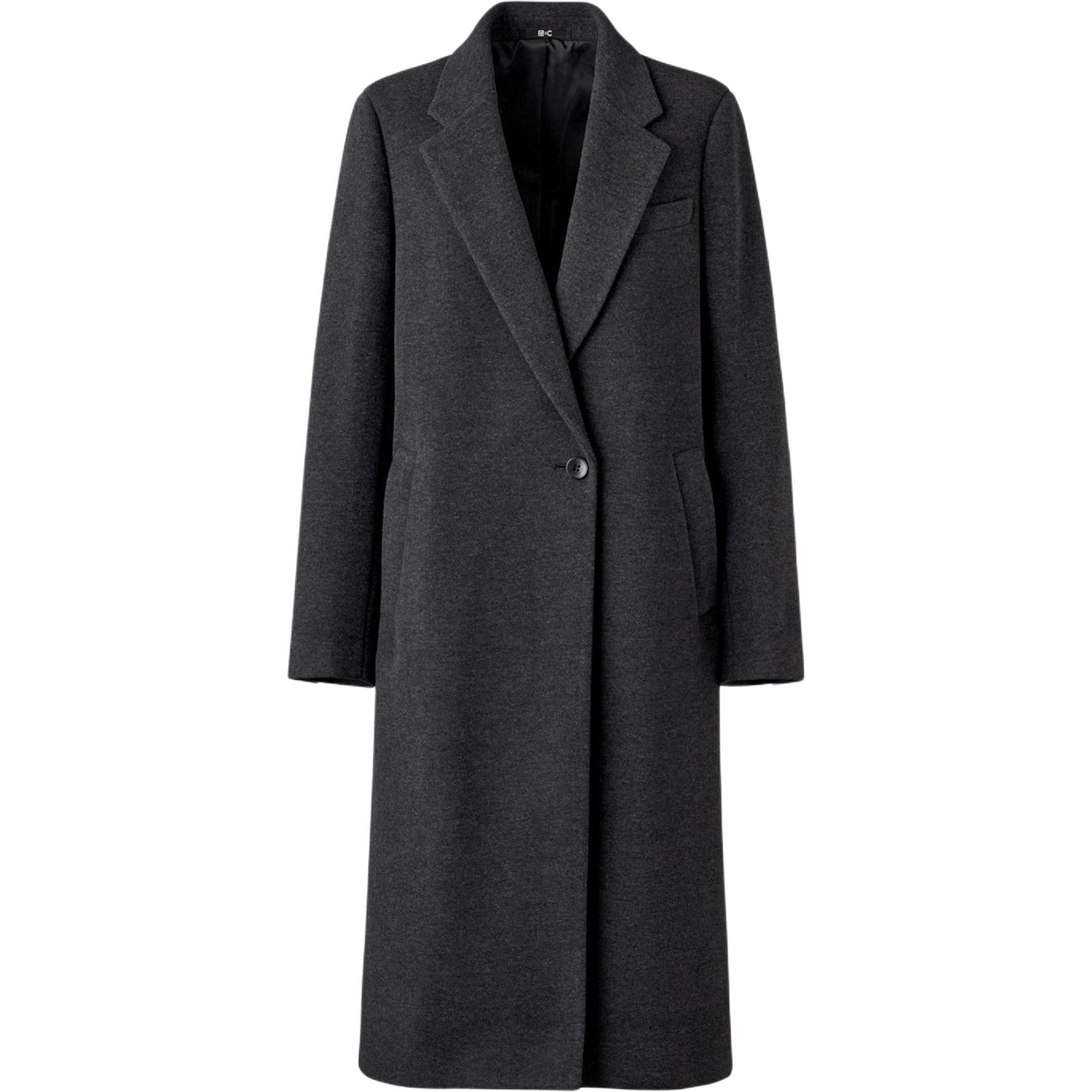 

UNIQLO Пальто Clare Waight Keller C Collection FW25 Женское, Dark Gray