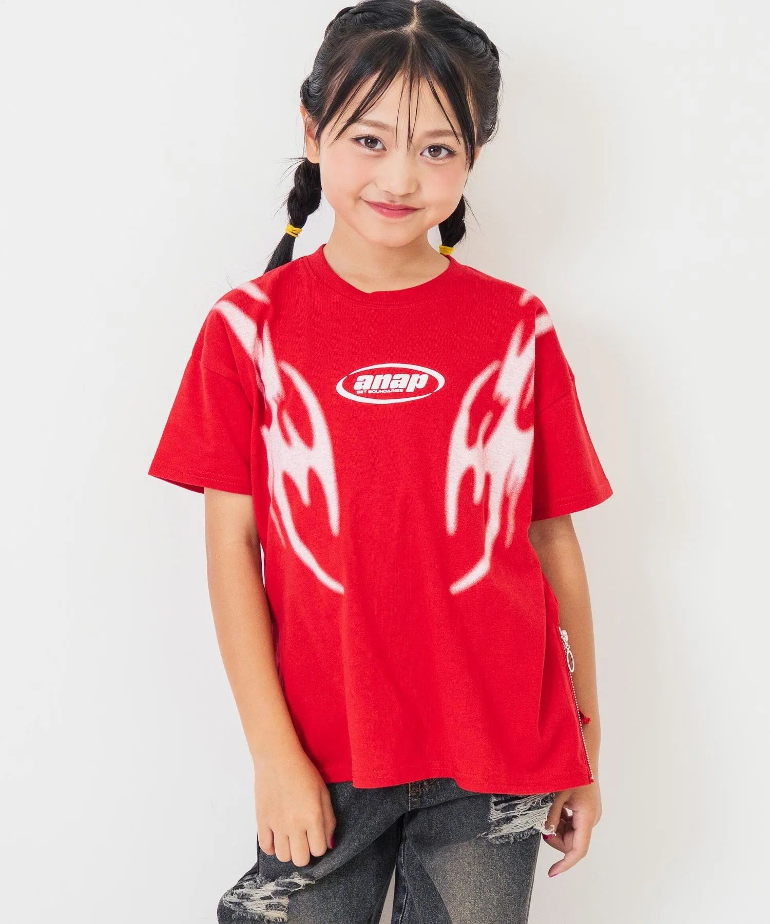 Детская футболка ANAP kids с боковыми молниями