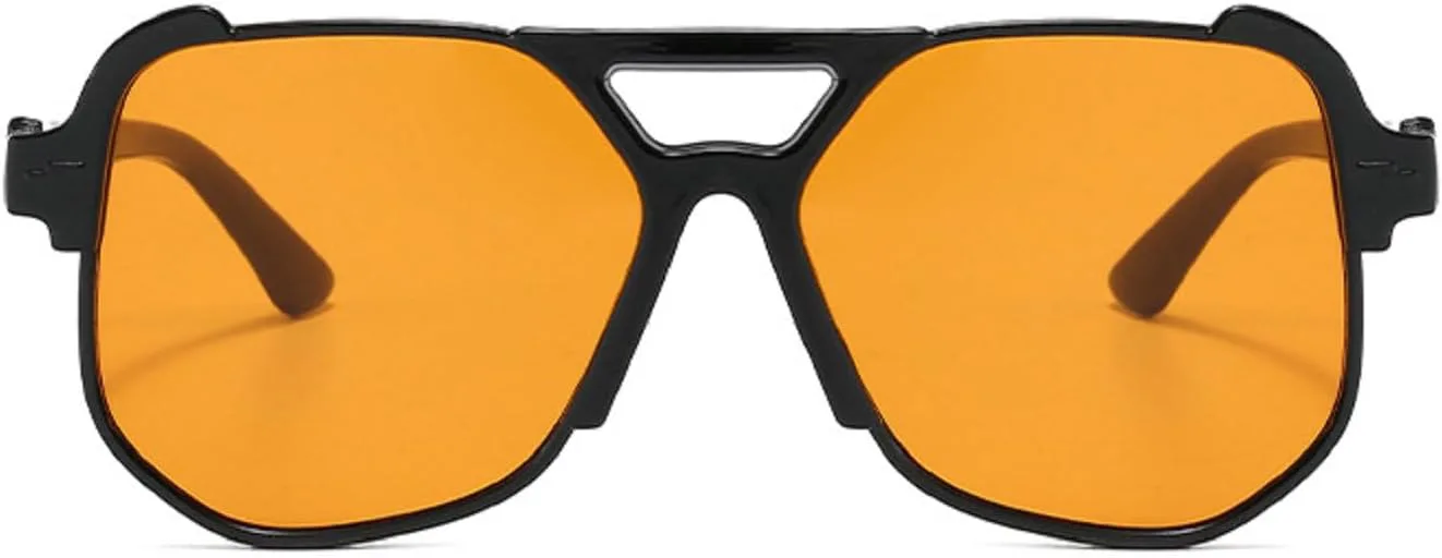 

Винтажные большие солнцезащитные очки-пилот для женщин и мужчин, 90-е годы, крупная оправа, ветрозащитные, популярные панк-солнцезащитные очки UV400 mincl, C2