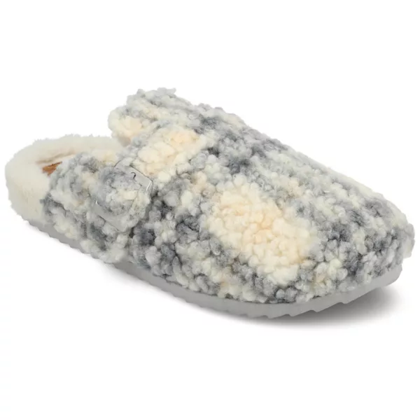 Женские тапочки Ardenn с потертостями Journee, цвет plaid