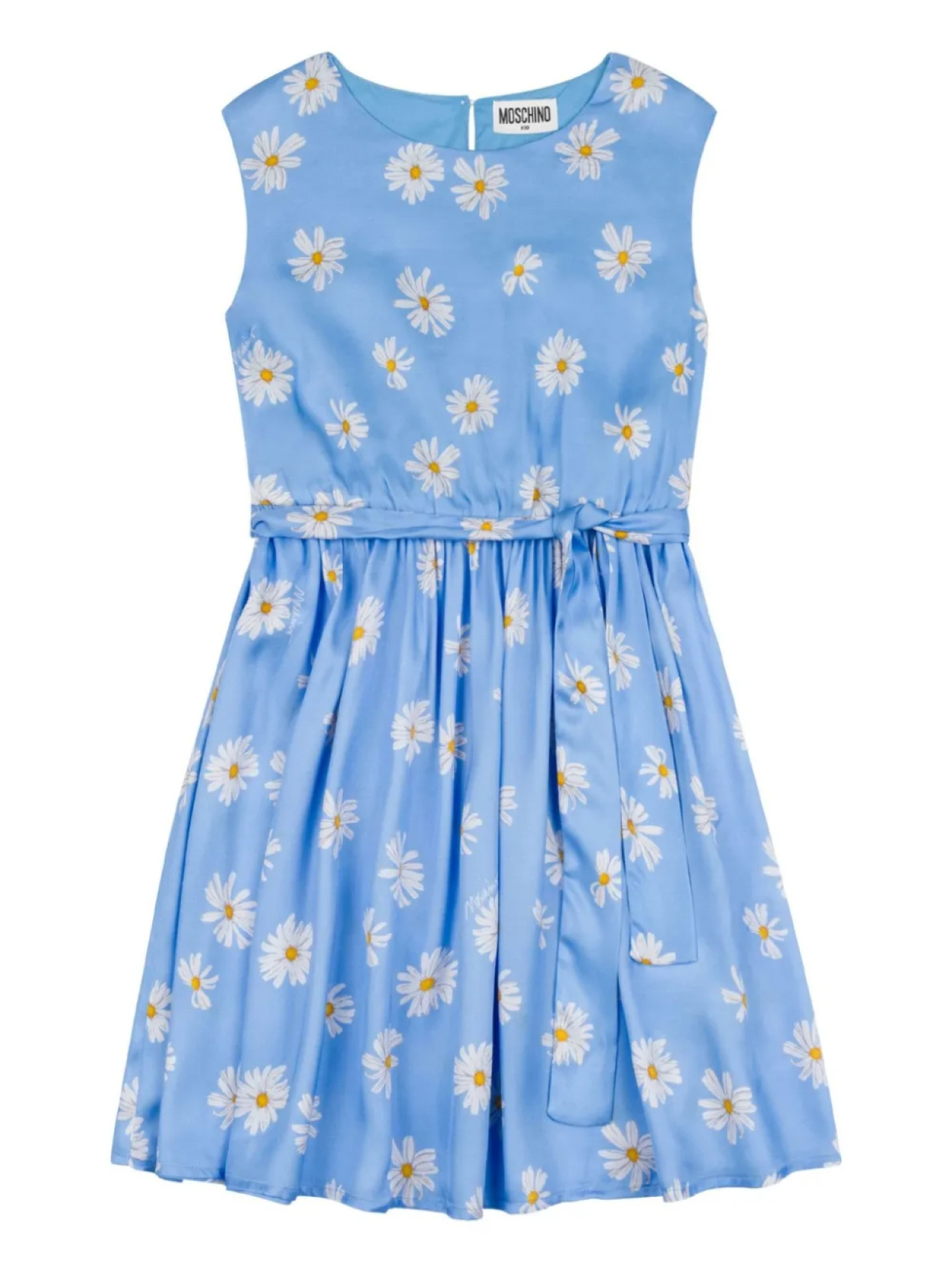 

Moschino Kids платье с цветочным принтом, синий