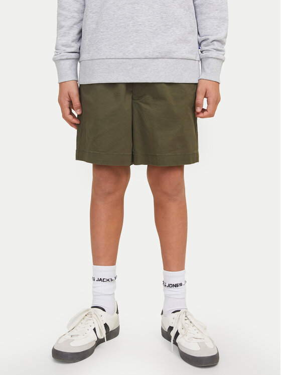 

Шорты свободного кроя из ткани Jaiden 12275013 Jack&Jones Junior, зеленый