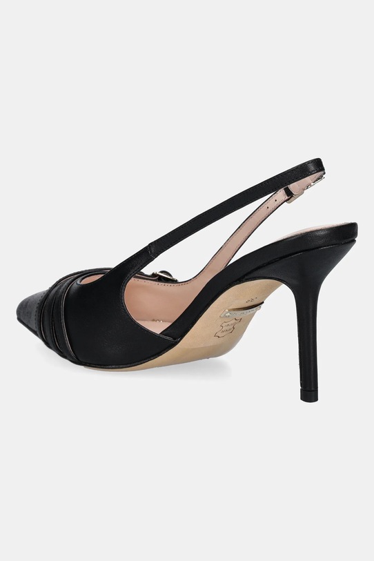Кожаные туфли-лодочки SLING BACK BUCKLE S Guess, черный — фото 3