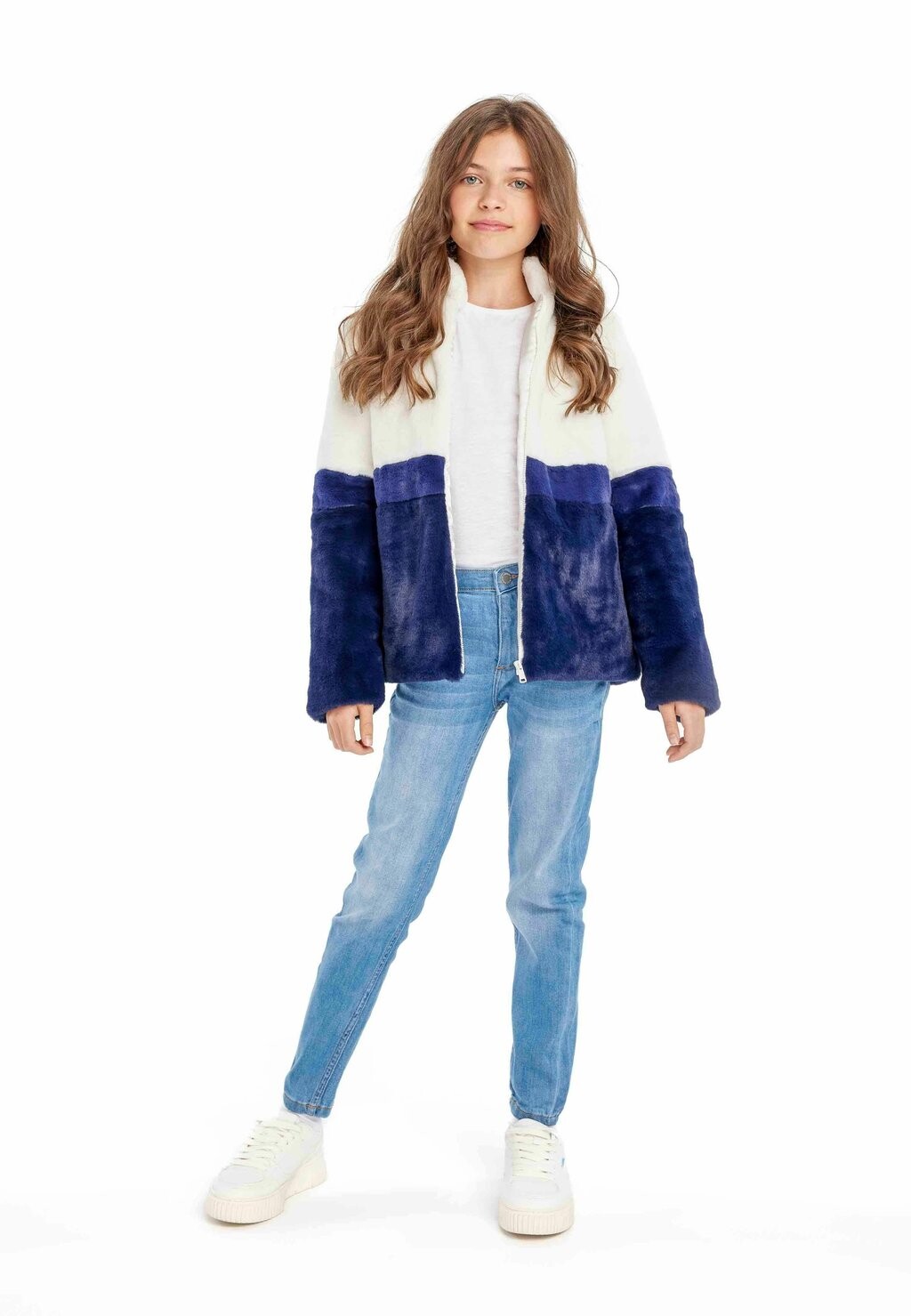 

Куртка зимняя Standard MINOTI, цвет off white navy