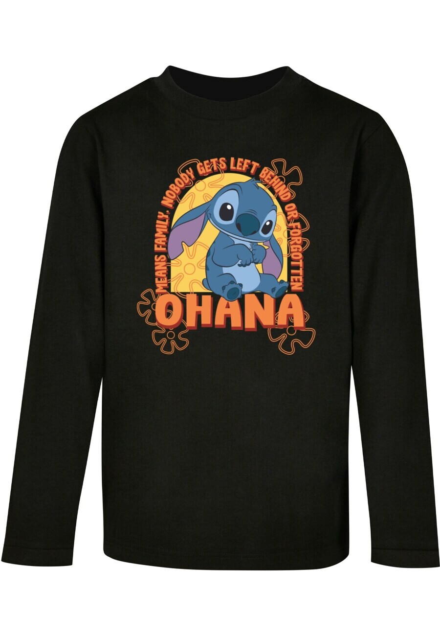 

Лонгслив ABSOLUTE CULT Shirt Lilo and Stitch - Ohana Orange Flower Dome, черный