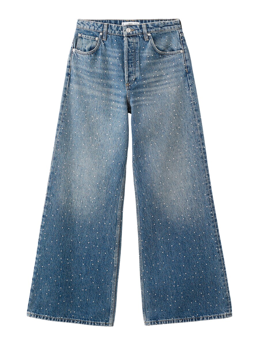 

Джинсы с широкими штанинами MANGO CARIBE, Blue