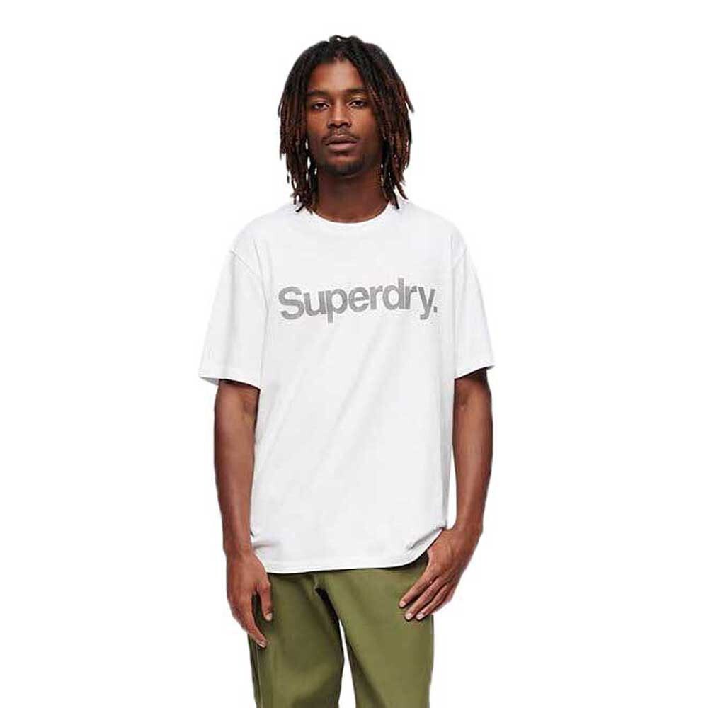 

Футболка с коротким рукавом Superdry Core Logo City, белый