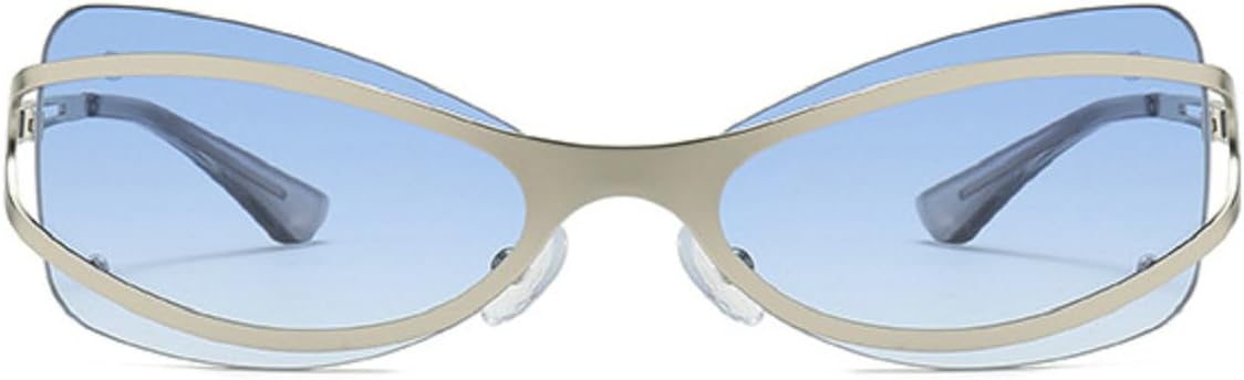 

Большие солнцезащитные очки в стиле «пилот-панк» для женщин, модель 2025, роскошные винтажные солнцезащитные очки в крупной оправе для активного отдыха, защита от ультрафиолета UV400 mincl, C5