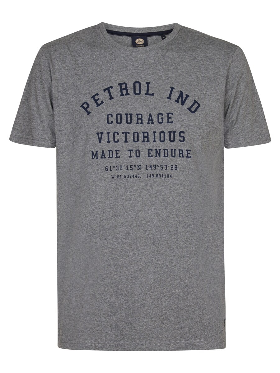 

Классическая футболка Petrol Industries Shirt Castner, пятнистый серый