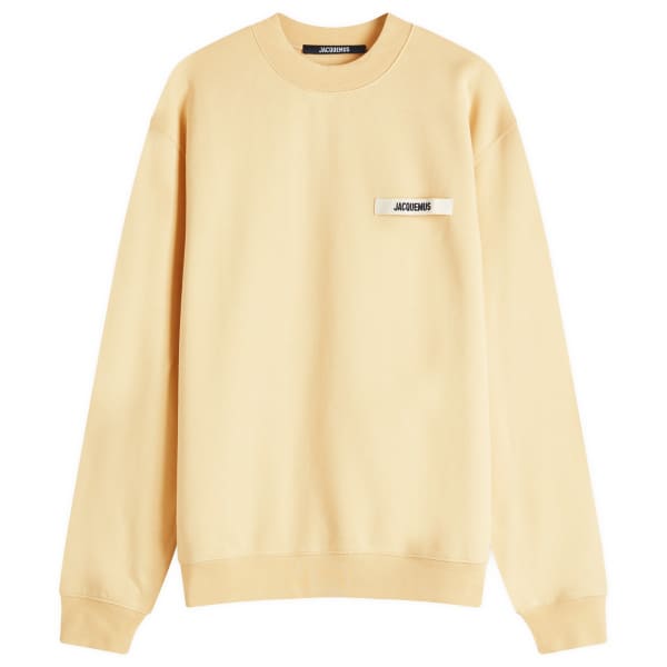 

Толстовка с нашивкой-логотипом Grosgrain Jacquemus, бежевый