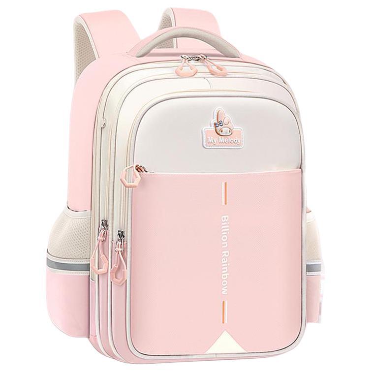 

Студенческий рюкзак из полиэстера обычный детский разноцветный Sanrio, розовый